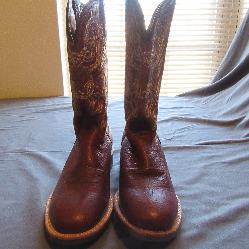 Bottes Cowboy Femme Studio Paolo - Cuir Marron, Taille US 6.5, Style Western